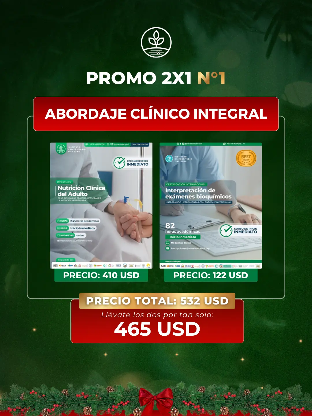 PROMO 2X1 - ABORDAJE CLÍNICO INTEGRAL