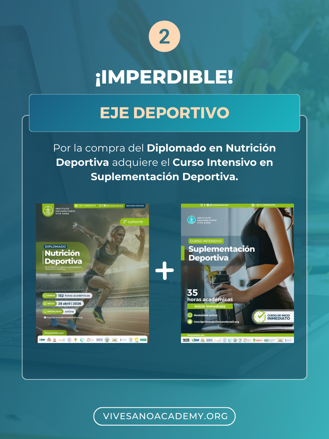 PROMO 2x1 - EJE N°2: DEPORTIVO