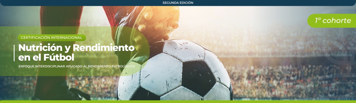 Banner landing Academy - 1200 x 350px - Certificación Internacional Nutrición y Rendimiento en el Fútbol E2C1