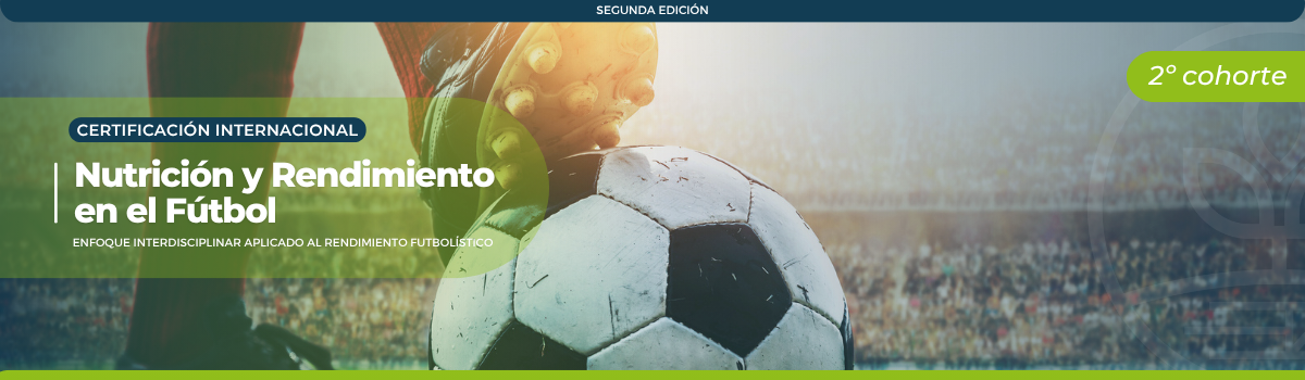 Banner landing Academy - 1200 x 350px - Certificación Internacional Nutrición y Rendimiento en el Fútbol - E2C2 SPOC
